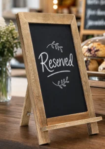 Tabletop Chalkboard Sign Set of 4
